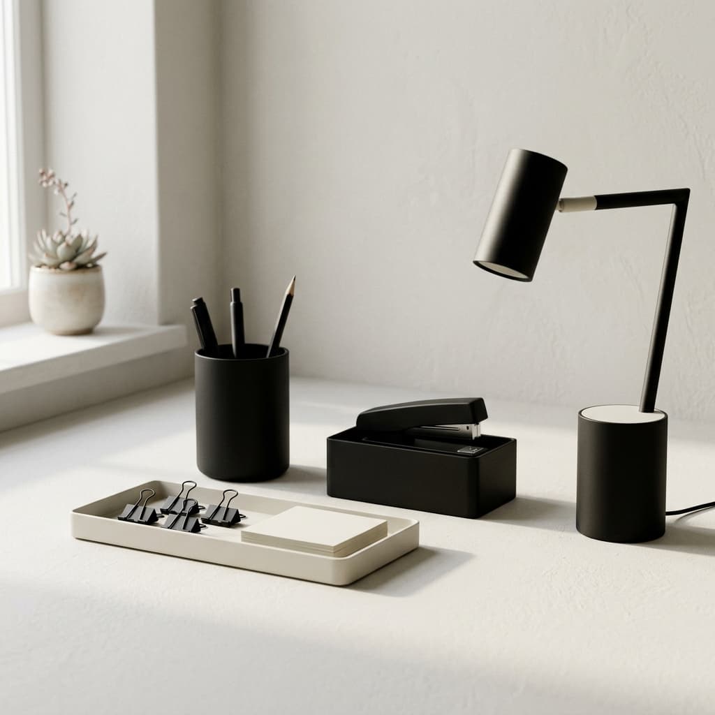 Minimalist Desk Organization